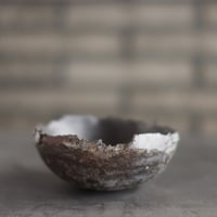 たけろうポット　ちぎり鉢 たけろうポット / ちぎり/ 白サビ / ツブ / S no.211-20 | 芽の巣山