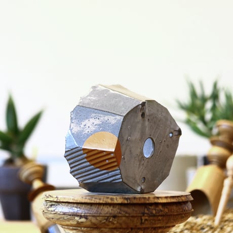 N/OH   澪標 / M.Gray + gold moon / S   no.611-44