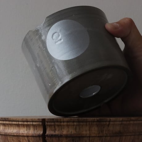 N/OH / コロ鉢 / Grey+Moon / SS (3.5号)  no.504-157