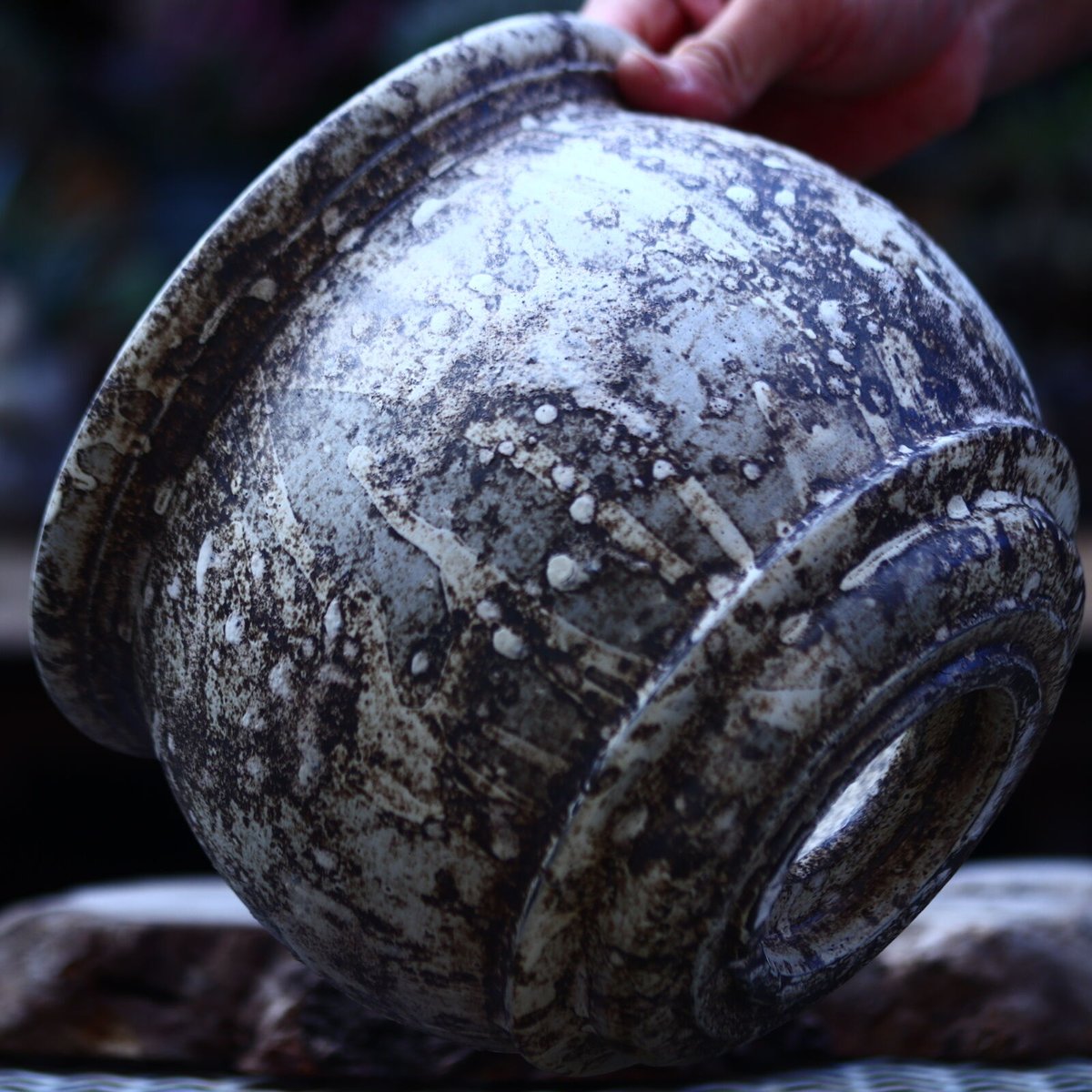 たけろうポット / 大鉢 / シロサビ たけろうポット 大鉢 シロサビ 限定鉢