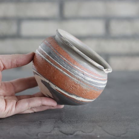 N/OH 芽の巣山別注 / コロ鉢 / MARBLE N/OBLE / SS (3.5号)   no.215-119