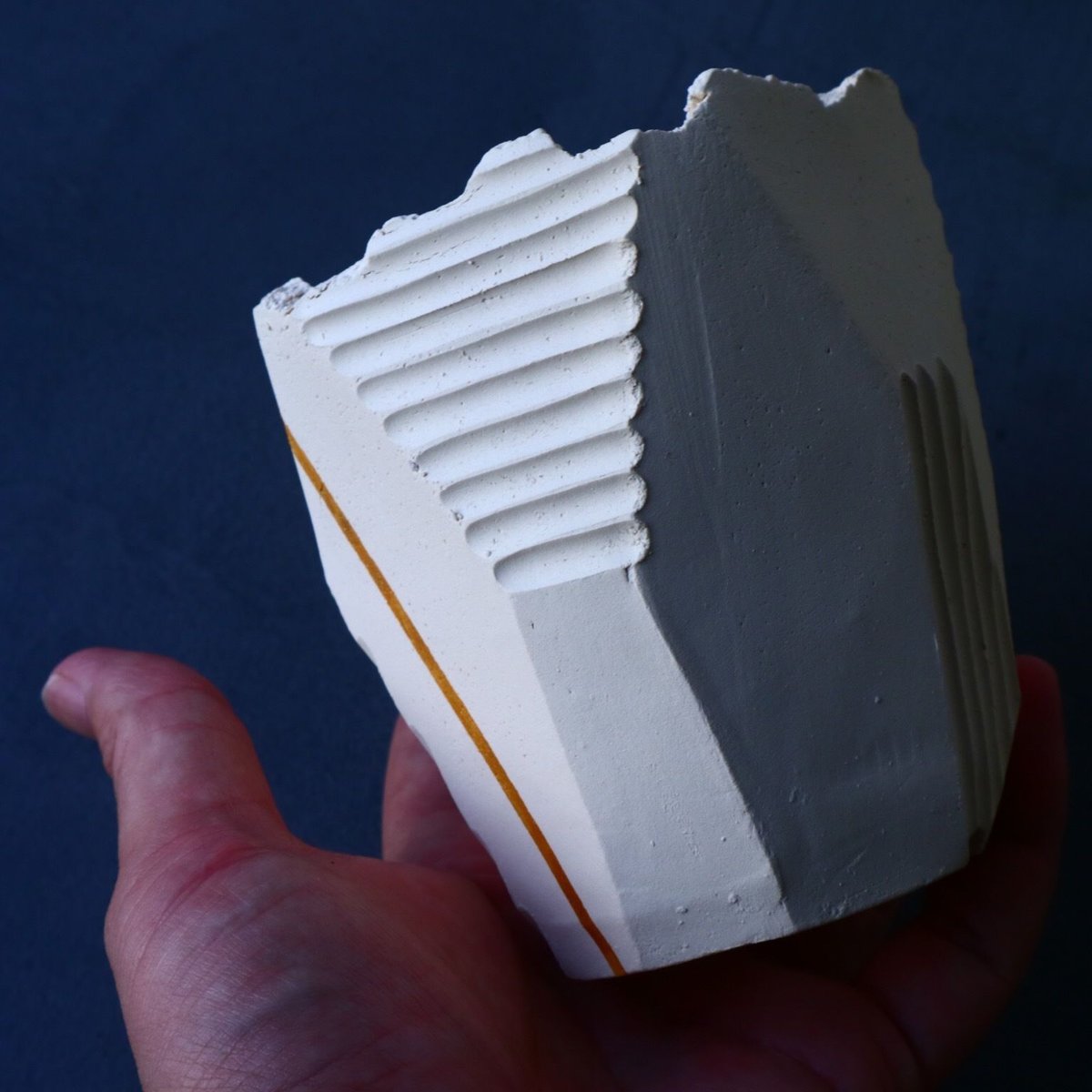 N/OH 澪標 〝白亜色〟+金ライン SS no.002 | 芽の巣山