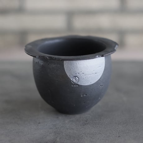 N/OH / コロ鉢 / N-Black + Moon / SS (4号)   no.503-410