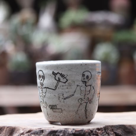 Andrew  Gemrich〝calavera″／humanity pot  no100256