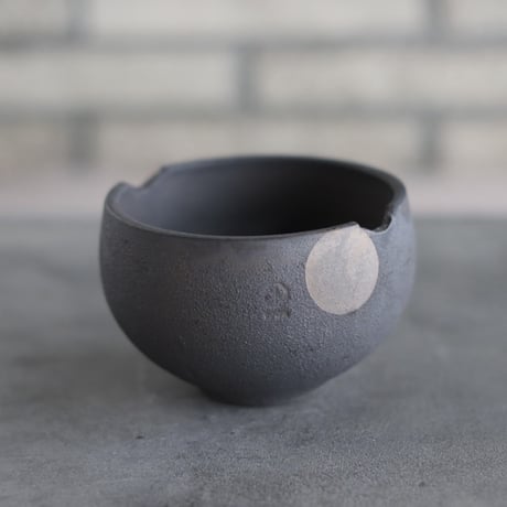 N/OH / コロ鉢 / N-Black + Moon / SS (4号)   no.503-406