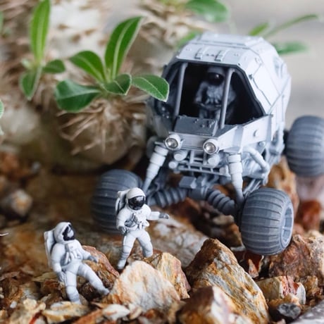 POTPIA｜ON THIS SMALL PLANET / 車+3体SET BOX  no.524-1