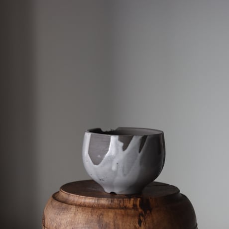 N/OH / コロ鉢 / RUNNY GREY＋Moon  / XS   no.209-132
