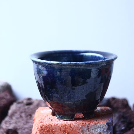 Tadao  Akutsu 〝瑠璃油″   /   humanity pot       no.51014