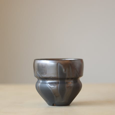 Yuta Uchida / black glaze (3号鉢)  no.330-13