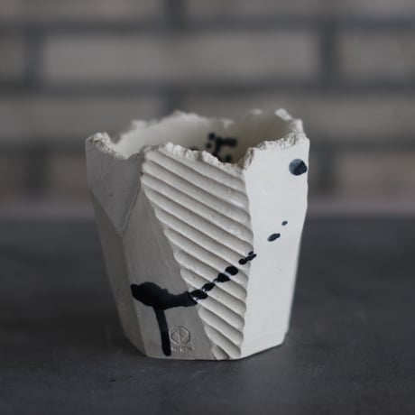 N/OH / 澪標 / White + dripping / SS (3.5号)  no.503-247