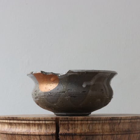 N/OH / コロ鉢 / RUNNY GREY+Moon / XS (3.5号)  no.504-175