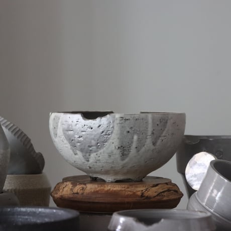 N/OH / コロ鉢 / classic gray + Moon / S   no.1027-16