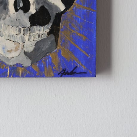 Andrew  Gemrich〝calavera″ アクリル絵画／humanity pot  no.1002C