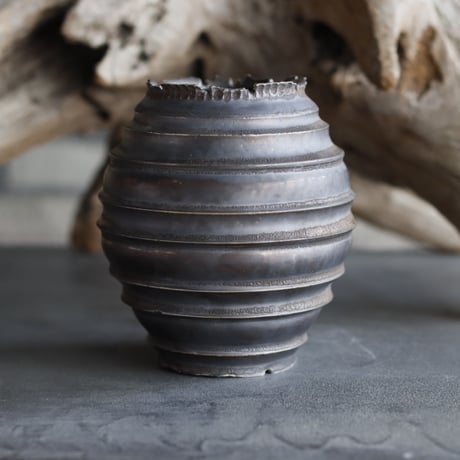 TAKERO POT / Tetsu  (4号鉢)  no.323-8