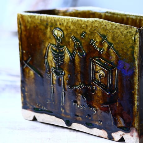 Andrew  Gemrich  〝calavera″   /   humanity pot       no.91310