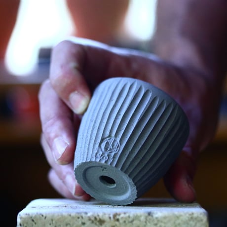N/OH     コロ鉢  (スモーキーグレー)  サイズ2   no.100441