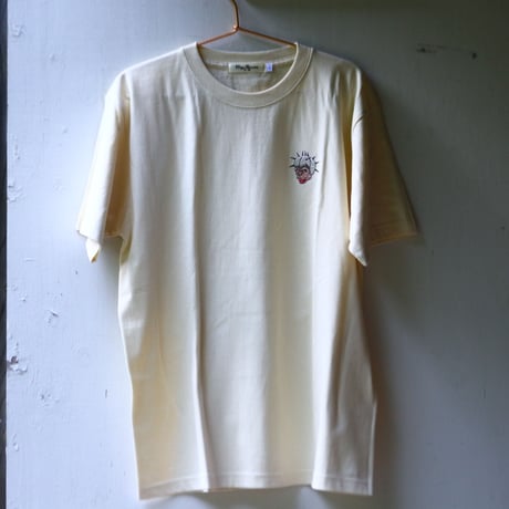 humanity×MENOSYAMA 【poorpatch T-shirt】 COPIAPE(アイボリー) 予約販売