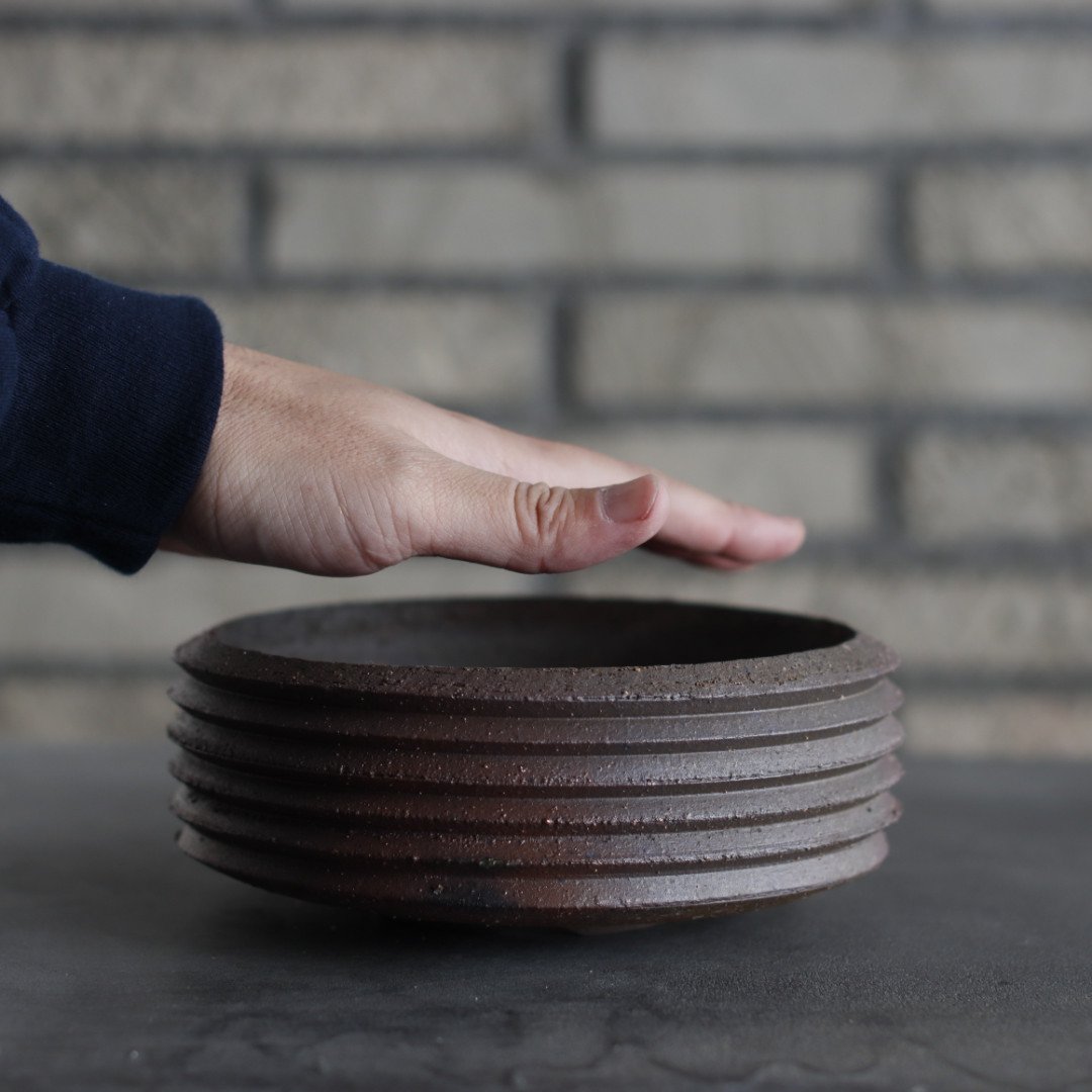 超美品★PLANETX/PEMONE ベース/陶磁器鉢　錫のコンビネーション PEMONE / XL6 / PLANETX (5.5号) no.1221-7 | 芽の巣山