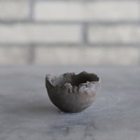 TAKERO POT / Chigiri / 炭化焼成 / マメ (2号)  no.308/18
