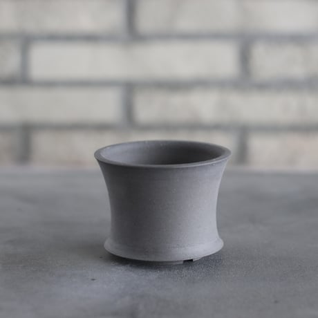 takero pot / ヤキシメ クロ (3号)   no.208-74