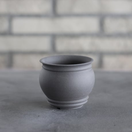takero pot / ヤキシメ クロ (2.5号)   no.208-73