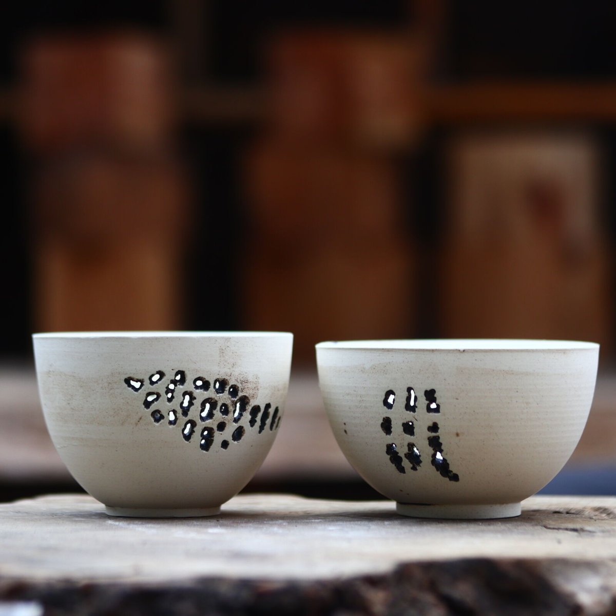 たけろうポット/ハク/ムシクイset (ボールS) no.402-114 | 芽の巣山