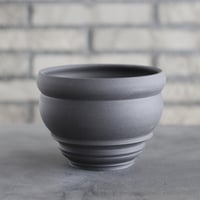 takero pot / ヤキシメ クロ (5号)   no.208-10