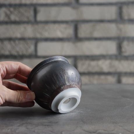 Takero Anzai × Tomoharu Nakagawa / 山山 特別共作鉢 (2.5号) no.914-119