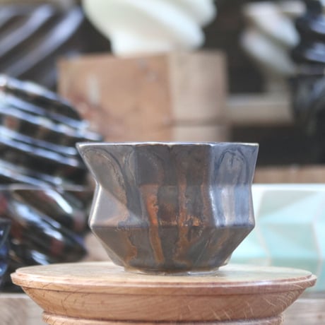 P&A ceramic ware / polygon pot 　no.108-91