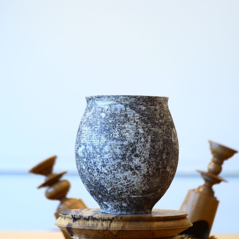 たけろうポット / シロサビ no.702-14 | 芽の巣山