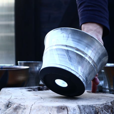 Yuta  Uchida 〝 silver  rust″    /   humanity pot      no.11783
