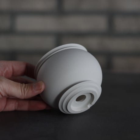 takero pot / 白 (2.5号)  no.201-48
