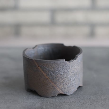 N/OH / コロ鉢 / N-Black + Line / SS (3.5号)   no.503-403