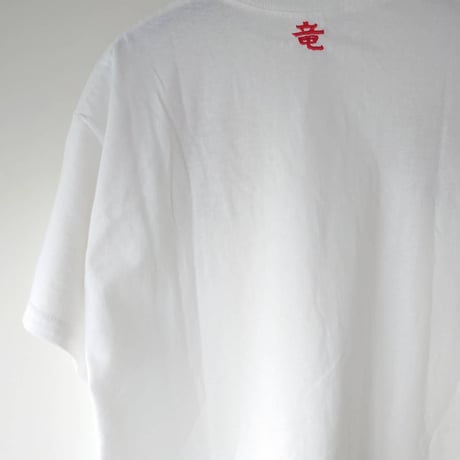 humanity×MENOSYAMA 【poorpatch T-shirt】DRAGON×AGAVE  T（CHACOAL / MENOSYAMA limited color）予約販売