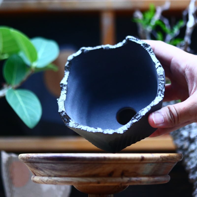 N/OH 澪標　山ノ月　ブラックsサイズ n/oh 鉢 sサイズ N/OH 澪標 山ノ月 ブラックsサイズ N/OH