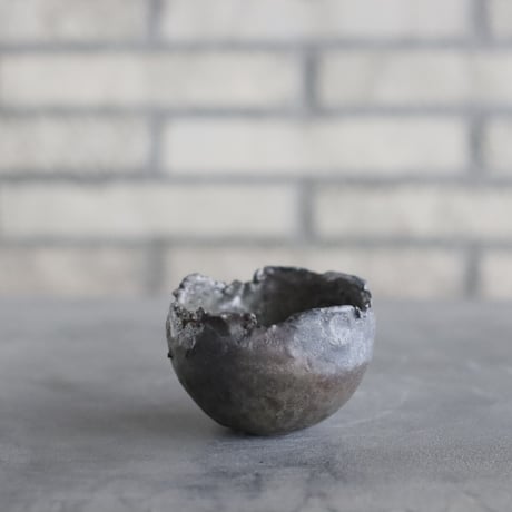 TAKERO POT / Chigiri / 炭化焼成 / S (3号)  no.308/17