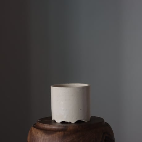 N/OH / コロ鉢 / white＋Moon / XS  no.202-63