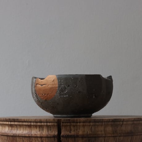 N/OH / コロ鉢 / RUNNY GREY+Moon / XS (3号)  no.504-174