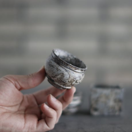 TAKERO POT / Shirosabi 3pieces  (2号)   no.803-124