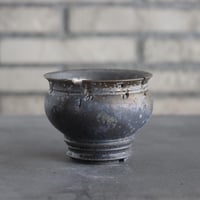 takero pot / mushikui / 炭化焼成 (3.5号)  no.531-81
