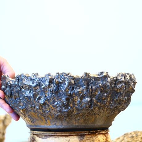 Yuta Uchida / gold rust monst / humanity pot    no.1231-77