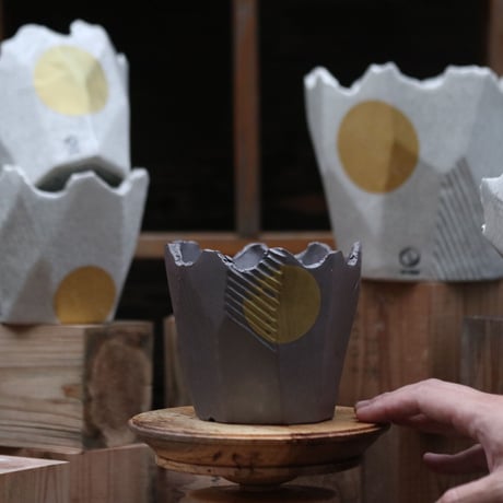 N/OH【澪標-芽の巣山別注】山ノ月グレー+ moon / S    no.1204/164