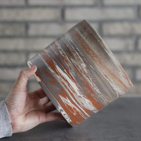 N/OH / コロ鉢 / MARBLE NOHLE / L (6号)  no.426-18