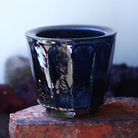 Tadao  Akutsu 〝瑠璃油″   /   humanity pot       no.42563
