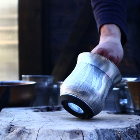 Yuta  Uchida 〝 silver  rust″    /   humanity pot      no.11773