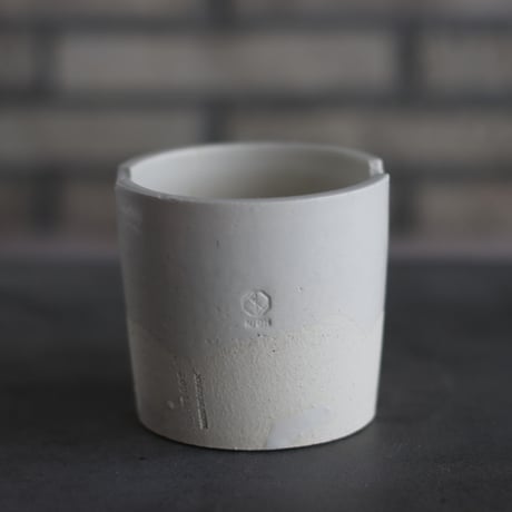 N/OH / コロ鉢-Strokes / White × White / SS (3.5号)  no.503-315