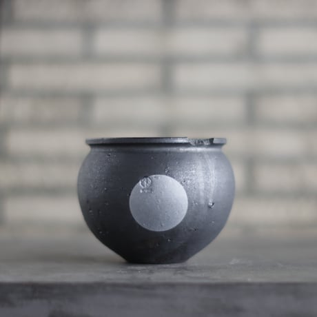 N/OH /コロ鉢 / N-black＋Moon / S (4.5号)  no.720-100