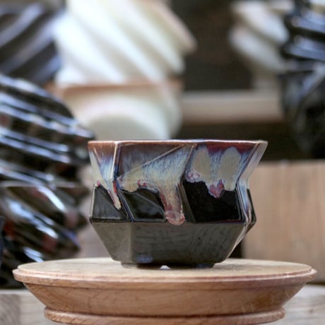 P&A ceramic ware / polygon pot 　no.108-79