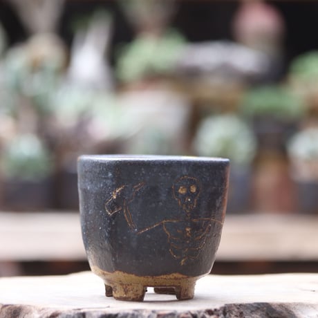 Andrew  Gemrich〝calavera″／humanity pot  no100279