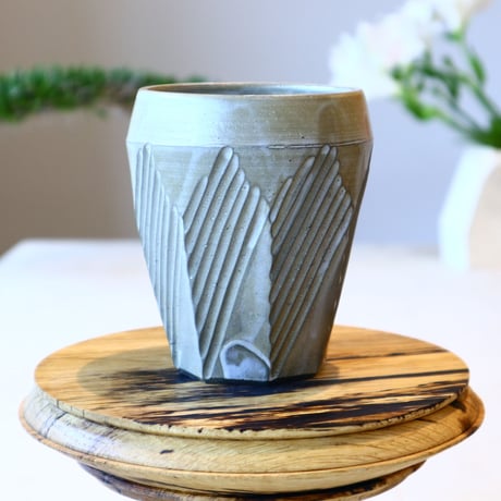 N/OH【食器】INORI CUP / Blue gray / SS     no.611/16